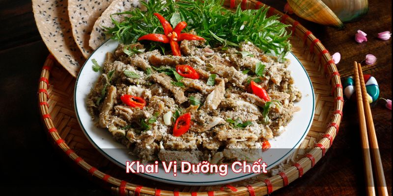 Đồ ăn khai vị mang lại nhiều dưỡng chất 