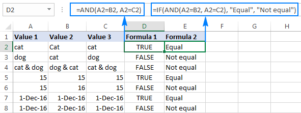 3 - so sánh chuỗi trong excel