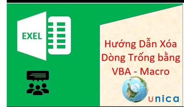 Xoá khoảng trắng trong excel bằng VBA đơn giản