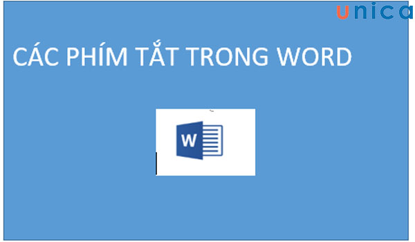 Tổng hợp các phím tắt trong word