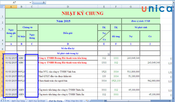 Thao tác sao chép hoặc di chuyển vùng dữ liệu