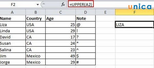 Thủ thuật Excel – Chuyển đổi chữ hoa và chữ thường