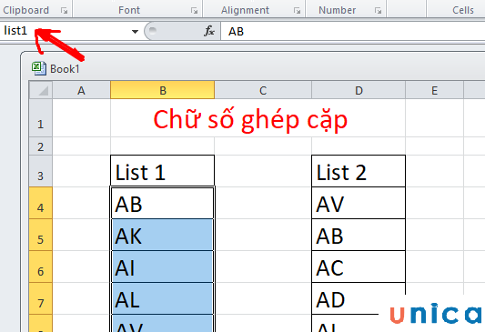 Cách so sánh 2 cột dữ liệu trong excel