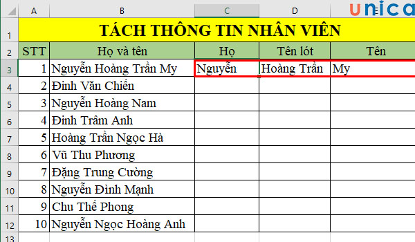 Gõ thủ công người đầu tiên