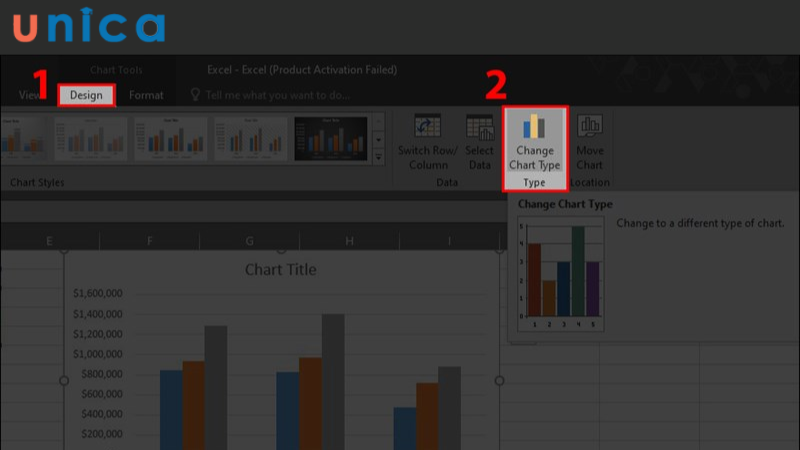 Các bước vẽ biểu đường trong Excel