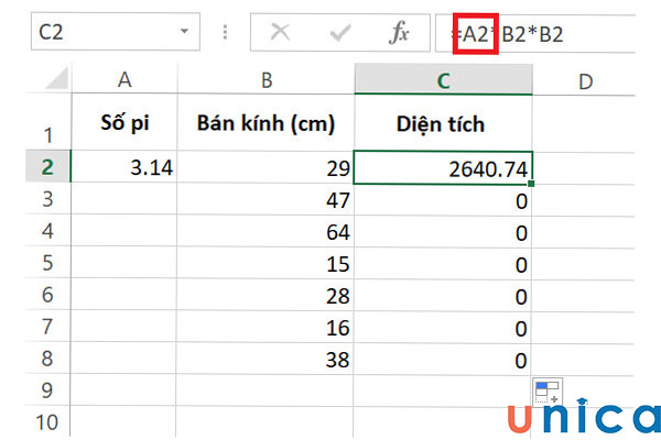 Cách đánh địa chỉ tuyệt đối trong excel