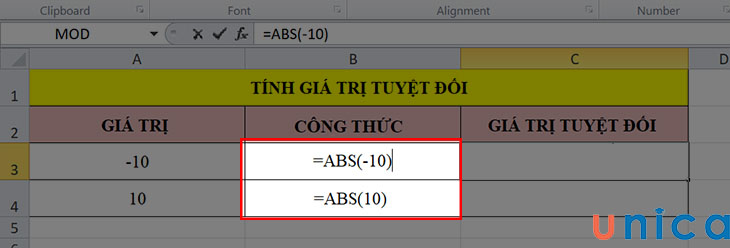 Cách tính giá trị tuyệt đối của một số