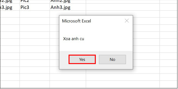 Chèn nhiều ảnh một lúc trong Excel nhanh 