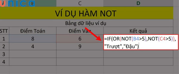 Nhập hàm vào ô tham chiếu