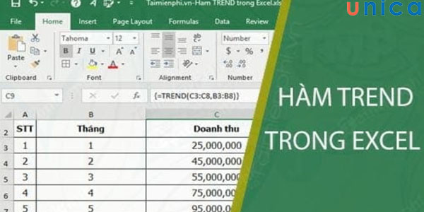 Hàm TREND trong excel được ứng dụng trong nhiều lĩnh vực hiện nay