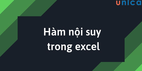 Hàm nội suy trong excel được ứng dụng trong lĩnh vực khoa học dữ liệu