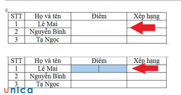 Word không có giới hạn cụ thể về số lượng ô mà bạn có thể gộp 