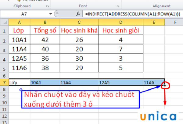 Nhấn chuột vào dấu cộng ở dưới ô E7