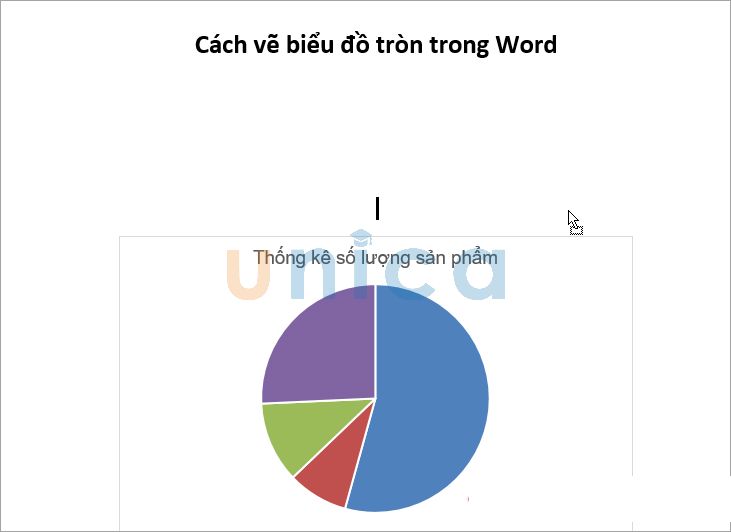 Di chuyển biểu đồ trong Word