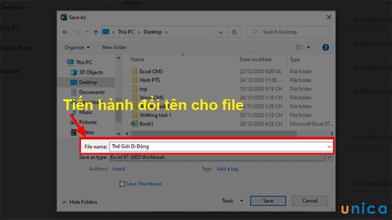 Đổi tên file