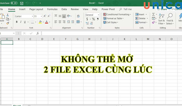 Lỗi không mở được 2 file excel cùng một lúc