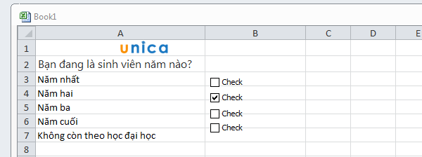 Bạn bấm vào phần mà mình muốn tạo checklist