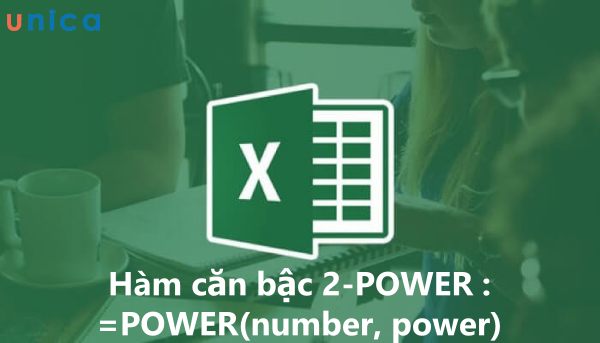 Hàm POWER là một hàm toán học nữa trong excel