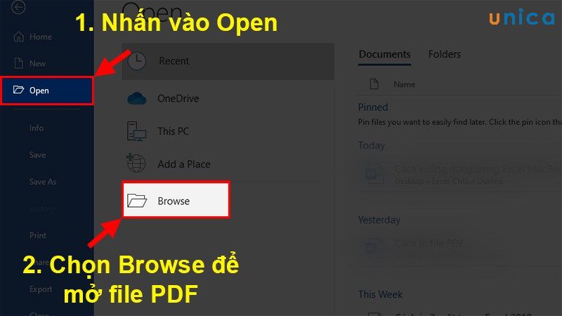 Chọn Browse