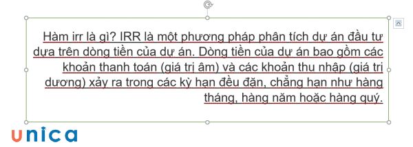 Căn lề phải văn bản