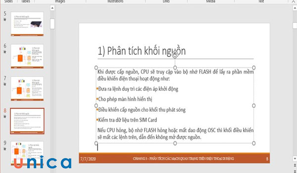 Mở PowerPoint cần chèn video