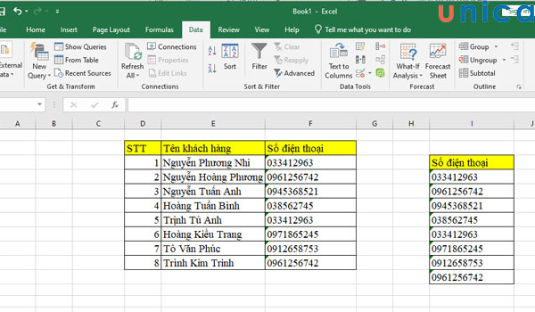 Kết quả nhận được