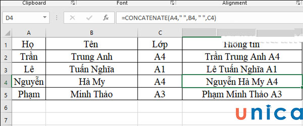 Kết quả nhận được