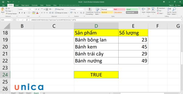 Kết quả của phép tính