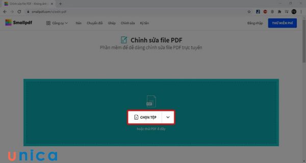 SmallPDF là một trang web đổi file word sang pdf online miễn phí và an toàn