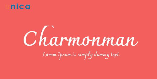 Charmonman là một font chữ tiếng Việt với nét đẹp truyền thống và thanh lịch