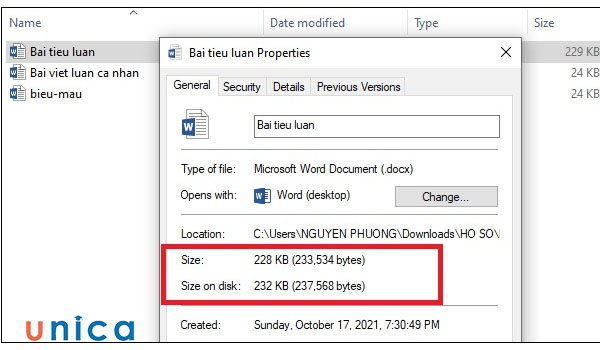 Dung lượng file word bản gốc.