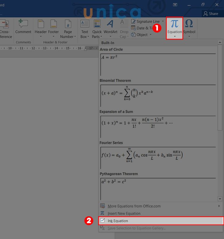 Viết phân số bằng công cụ Ink Equation - Hình 1