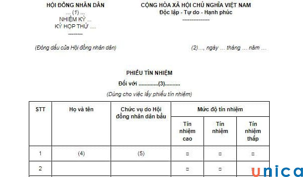 Ô ly cung cấp các công cụ để tạo mẫu phiếu bầu cử hoặc biểu quyết 