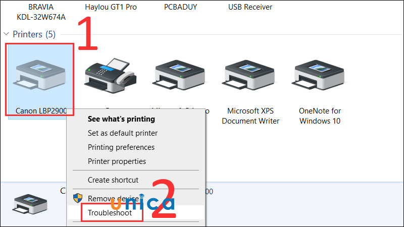 Vào mục Troubleshoot