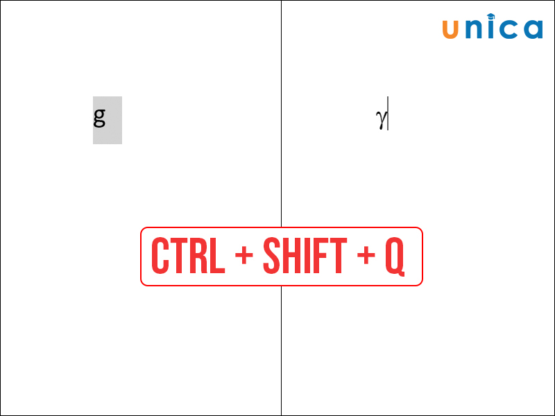 Nhấn tổ hợp phím Ctrl + Shift + Q