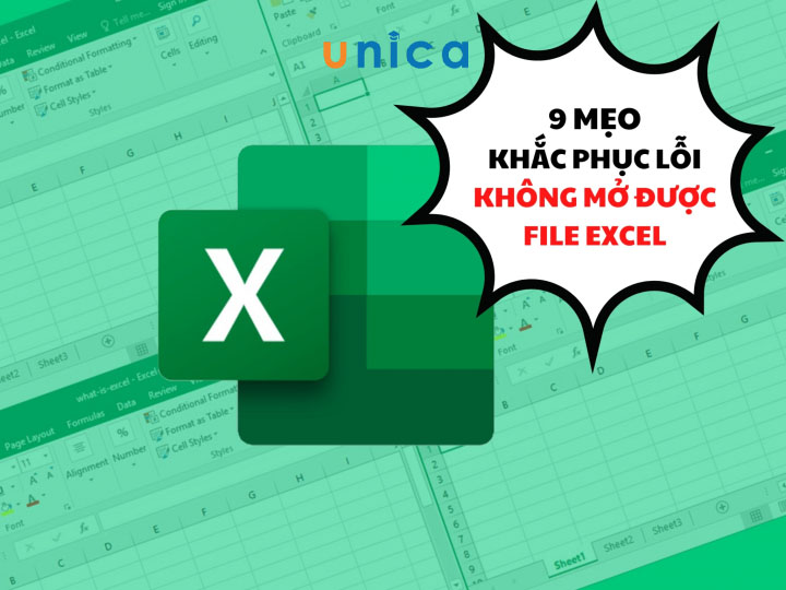 Cách khắc phục file excel bị lỗi không mở được