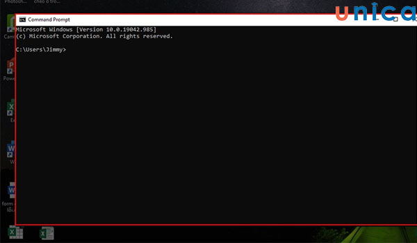 Kết quả mở Command Prompt