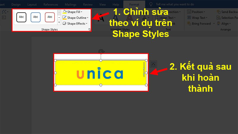 Kết quả sau khi chỉnh sửa