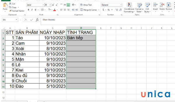 Kết quả nhận được