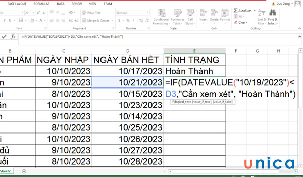 Công thức tính trường hợp 1