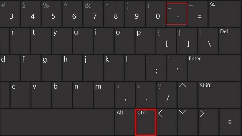 Nhấn Ctrl + - để mở hộp thoại Delete