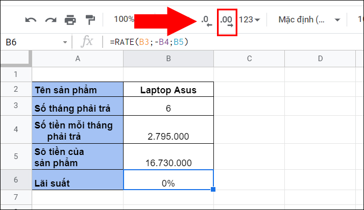 Khắc phục lỗi trả về 0%