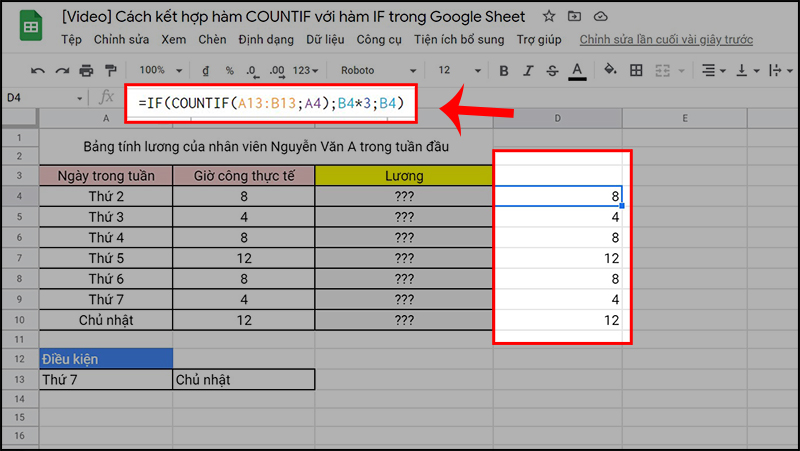 Công thức tính lương cho nhân viên