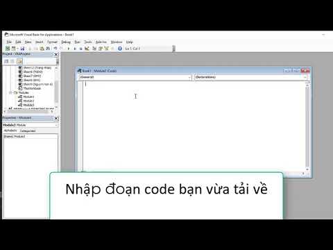 Video hướng dẫn nhập code VBA Macro xóa nhiều sheet trong Excel