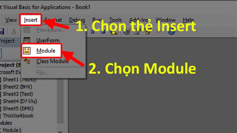 Chọn Module