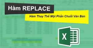 Cách sử dụng hàm REPLACE thay thế 1 phần văn bản trong Excel có ví dụ