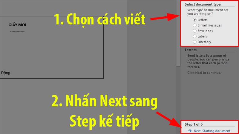 Nhấn Next