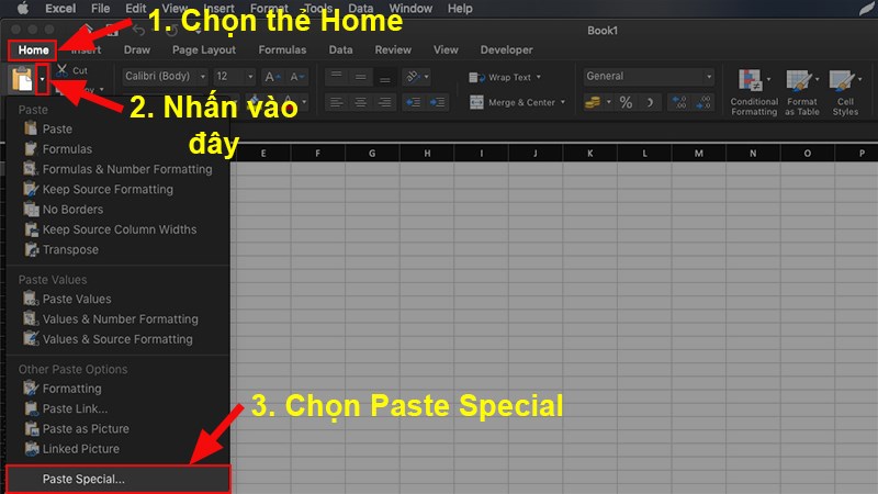 Tô chọn giá trị cần copy > Nhấn chuột phải > Chọn Copy