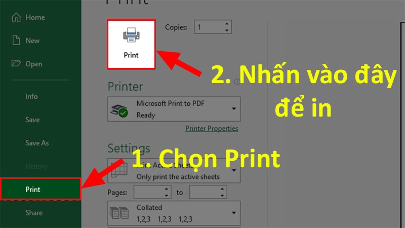 Chọn Print và in ra là hoàn thành