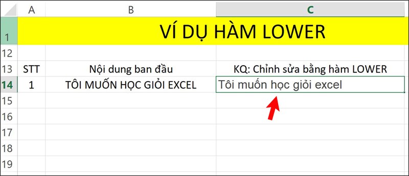 Nhấn Enter để hiển thị kết quả.